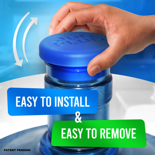 Leak-Proof Reusable 5 Gallon Water Jug Cap – The Original Jug Plug – 3-Pack
