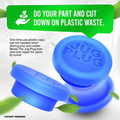 The Jug Plug - Reusable Water Jug Cap - Pack of 3
