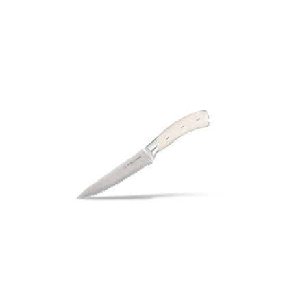 Elite Set of 8 Steak Knives - Cream
