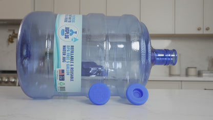 5 Gallon Water Jug & Reusable Cap Combo – BPA-Free, Leakproof, Easy to Install