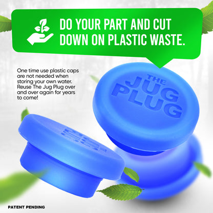 Leak-Proof Reusable 5 Gallon Water Jug Cap – The Original Jug Plug –  3-Pack