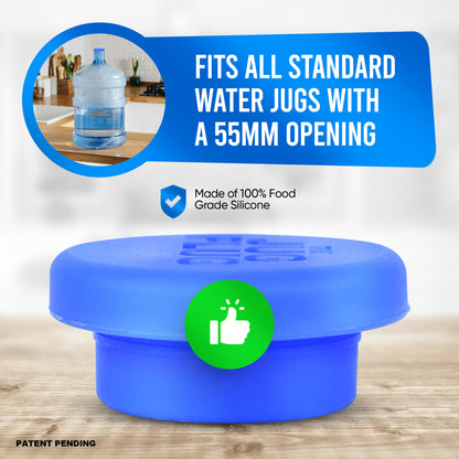 Leak-Proof Reusable 5 Gallon Water Jug Cap – The Original Jug Plug –  3-Pack