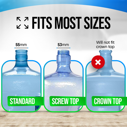 The Jug Plug 2 - for Top Loading Water Dispensers - Pack of 3